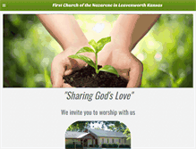 Tablet Screenshot of leavenworthnazarene.com